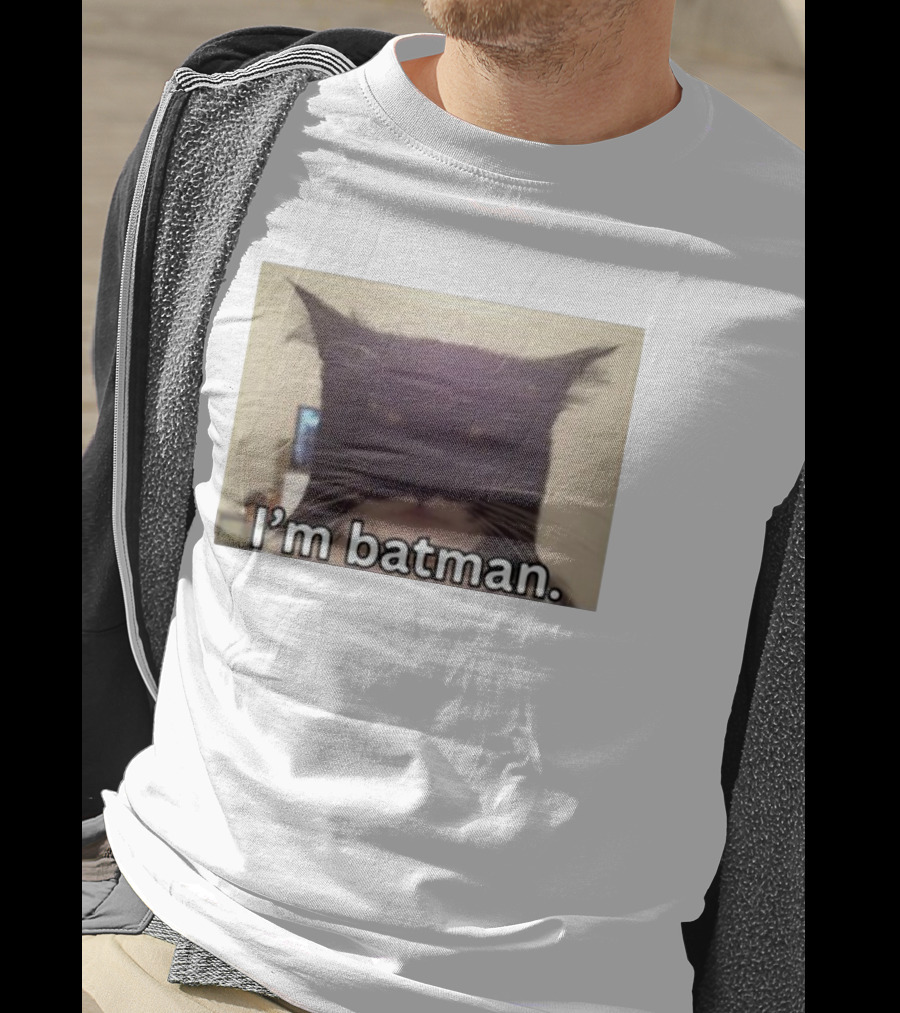 Bruh I'm Batman Cat Meme T-Shirt