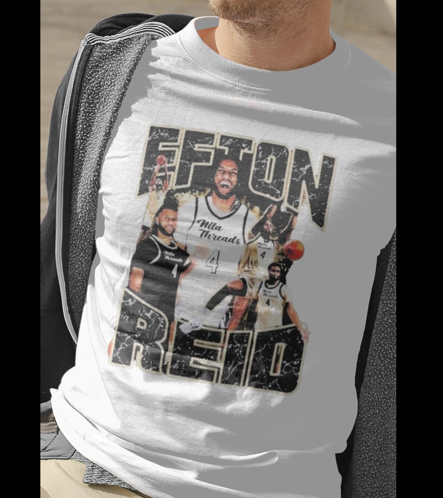 Efton Reid Nila Threads Basketball Player 4 T-Shirt