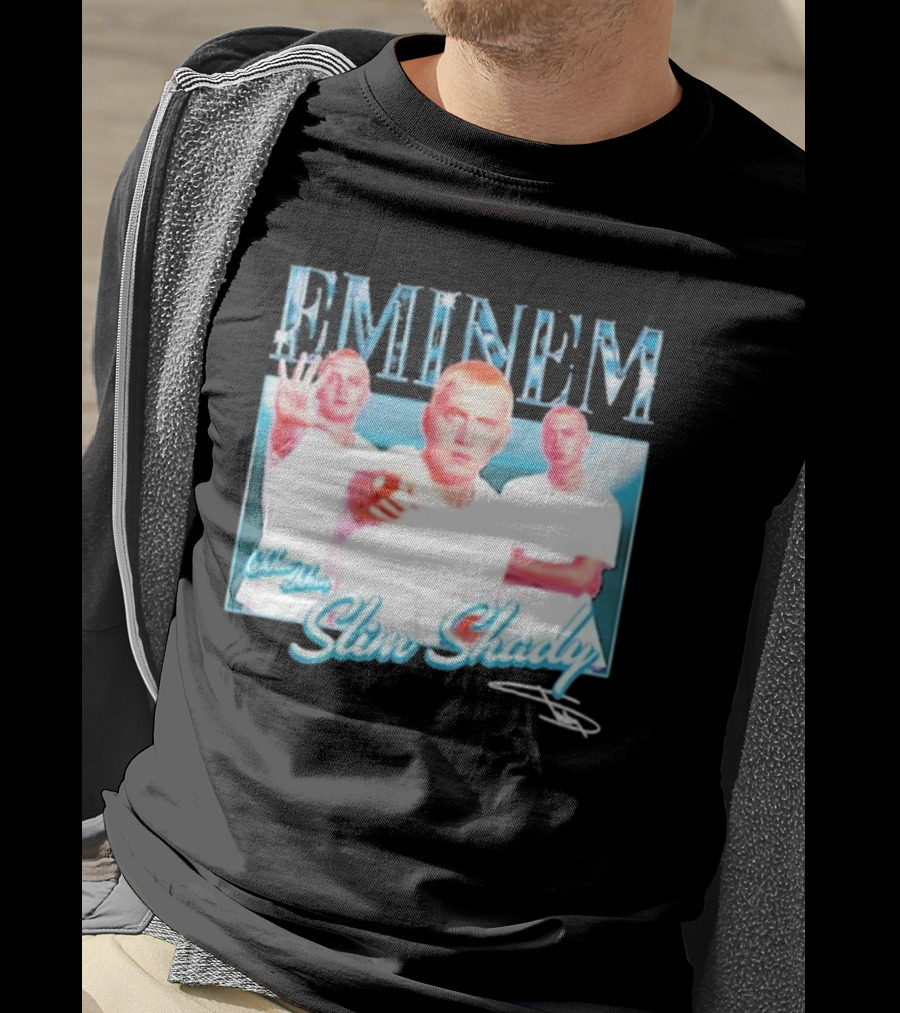 Eminem Eminem Chka Chka Slim Shady Trio Image T-Shirt