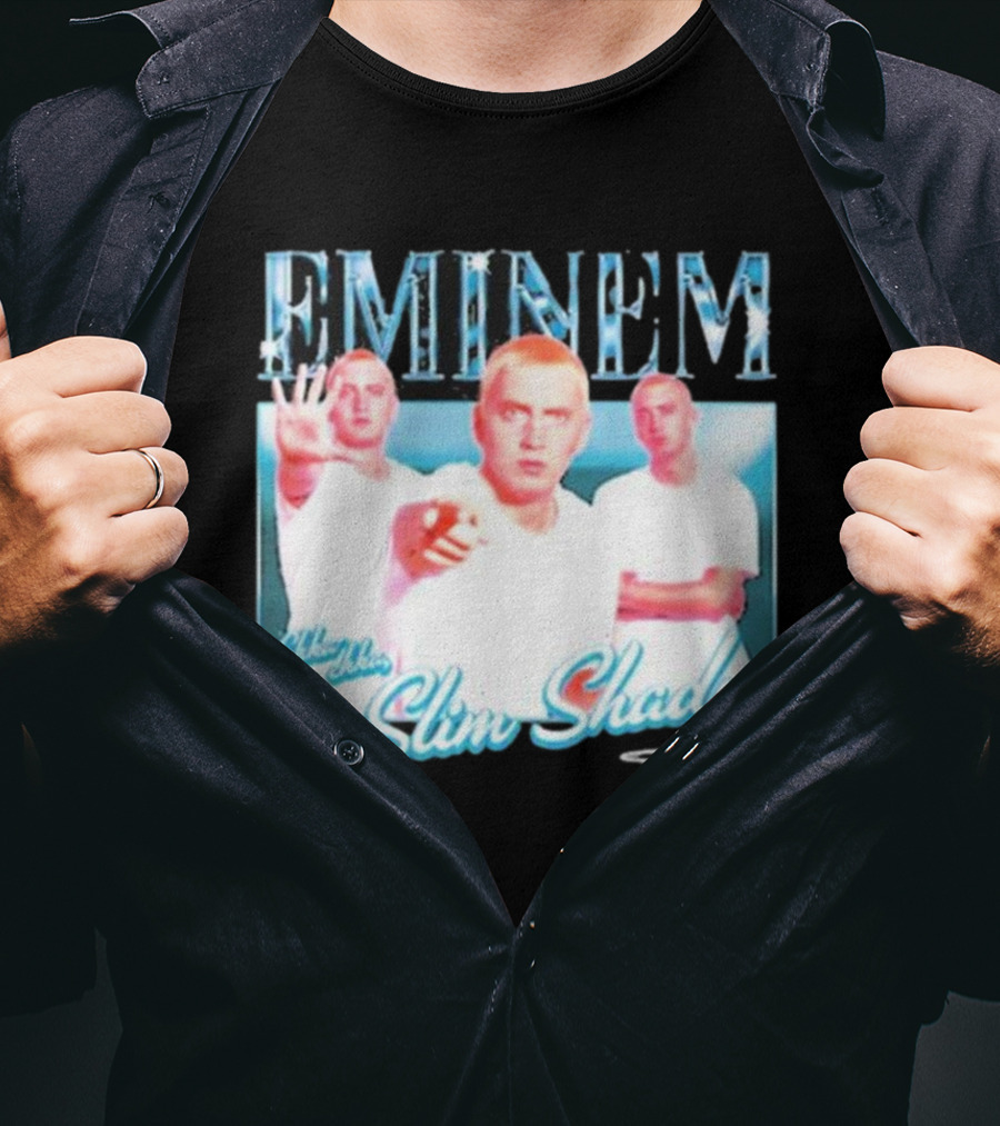 Eminem Eminem Chka Chka Slim Shady Trio Image T-Shirt