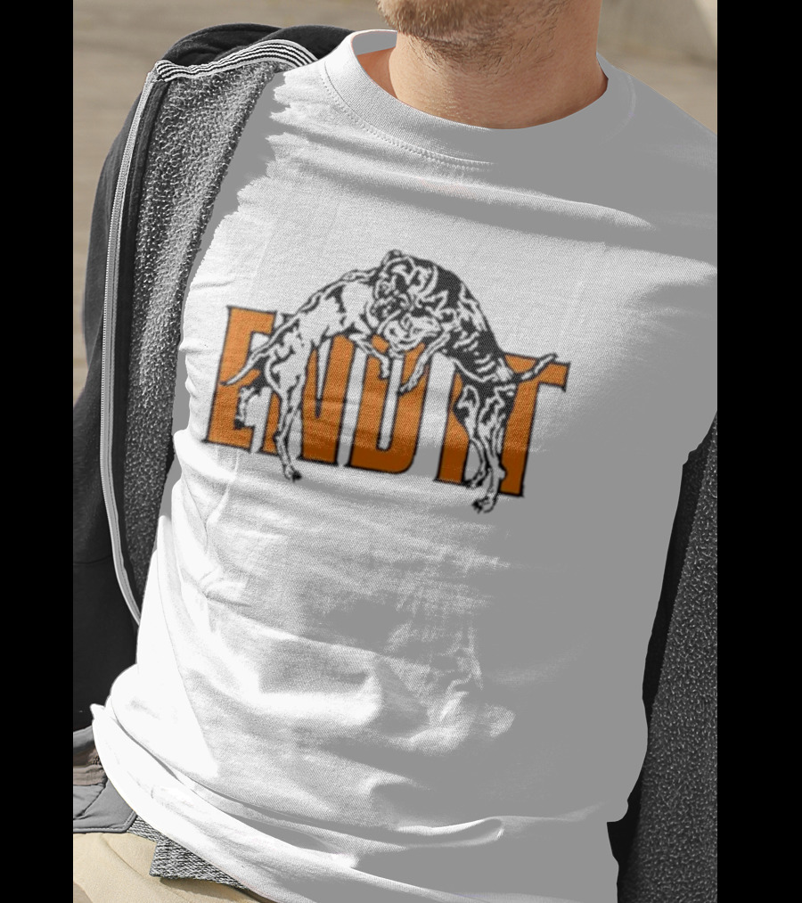 End It Isthatadug Dog Wrestling Emblem T-Shirt