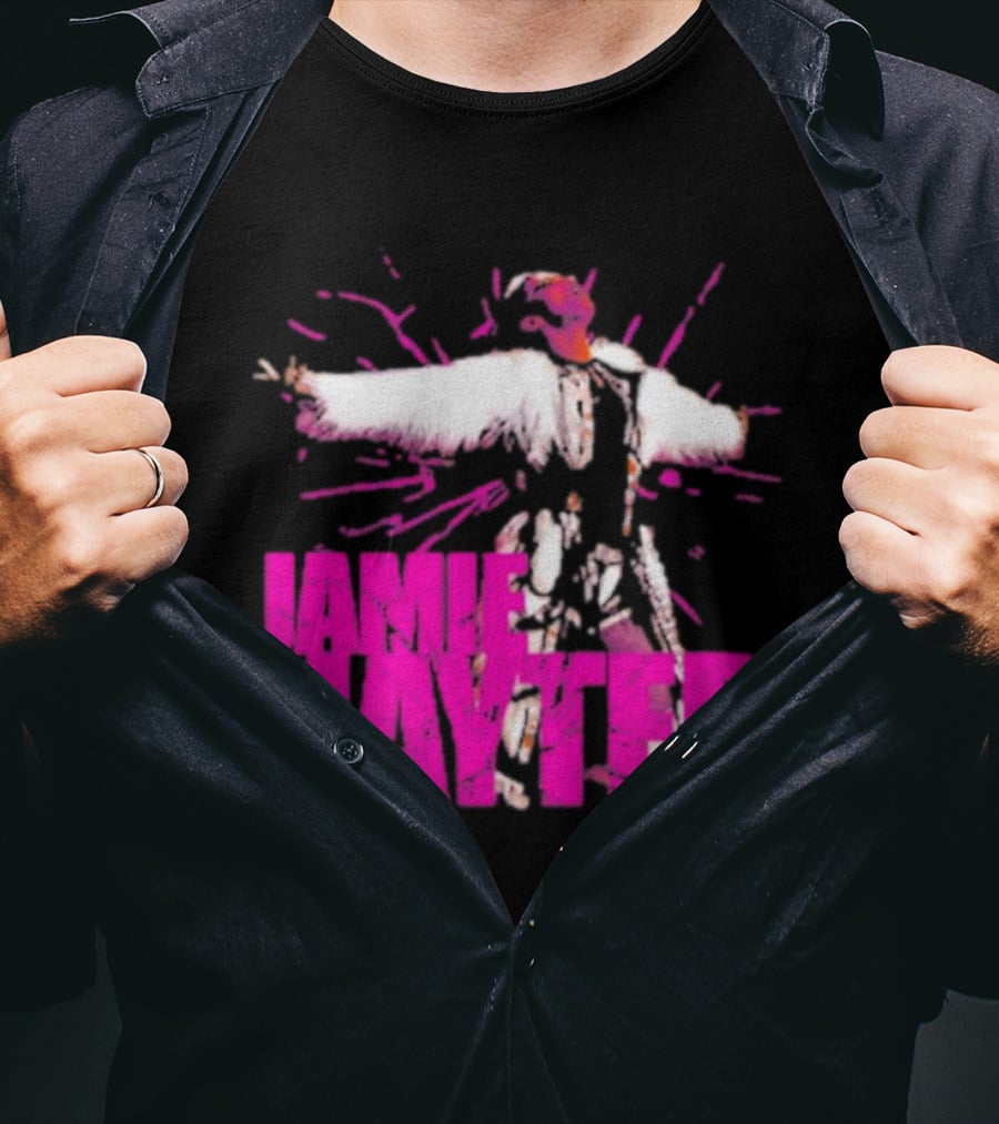 Jamie Hayter Wrestling Star Power Pose AEW Burst T-Shirt