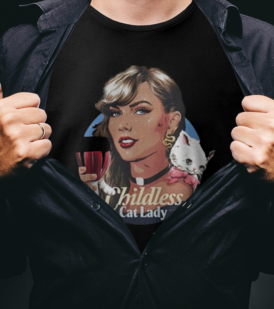 Jd Vance’s Worst Fear Childless Cat Lady Wine Glass T-Shirt