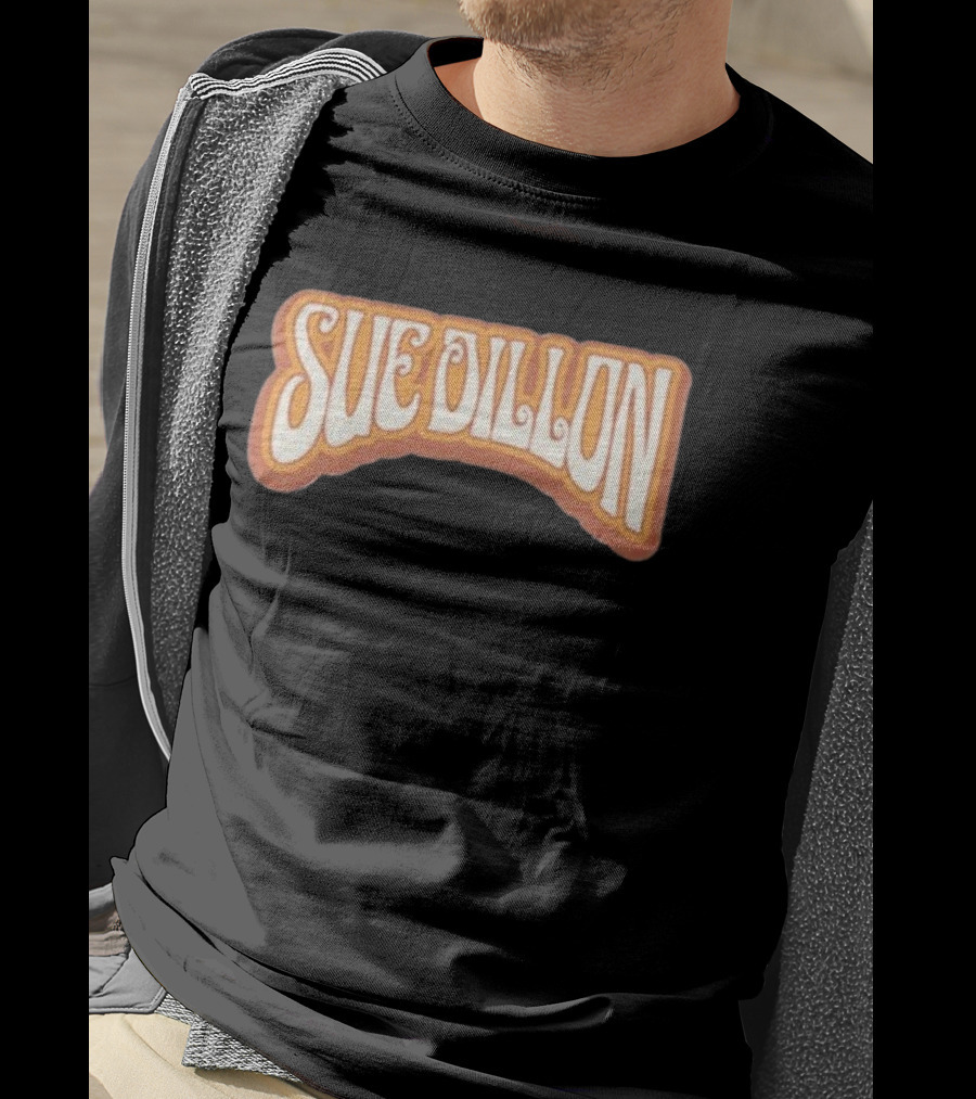 Sue Dillon Bold Retro Script T-Shirt