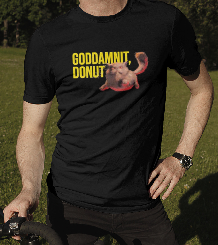 Goddamnit Donut Dungeon Crawler Carl Cat T-Shirt