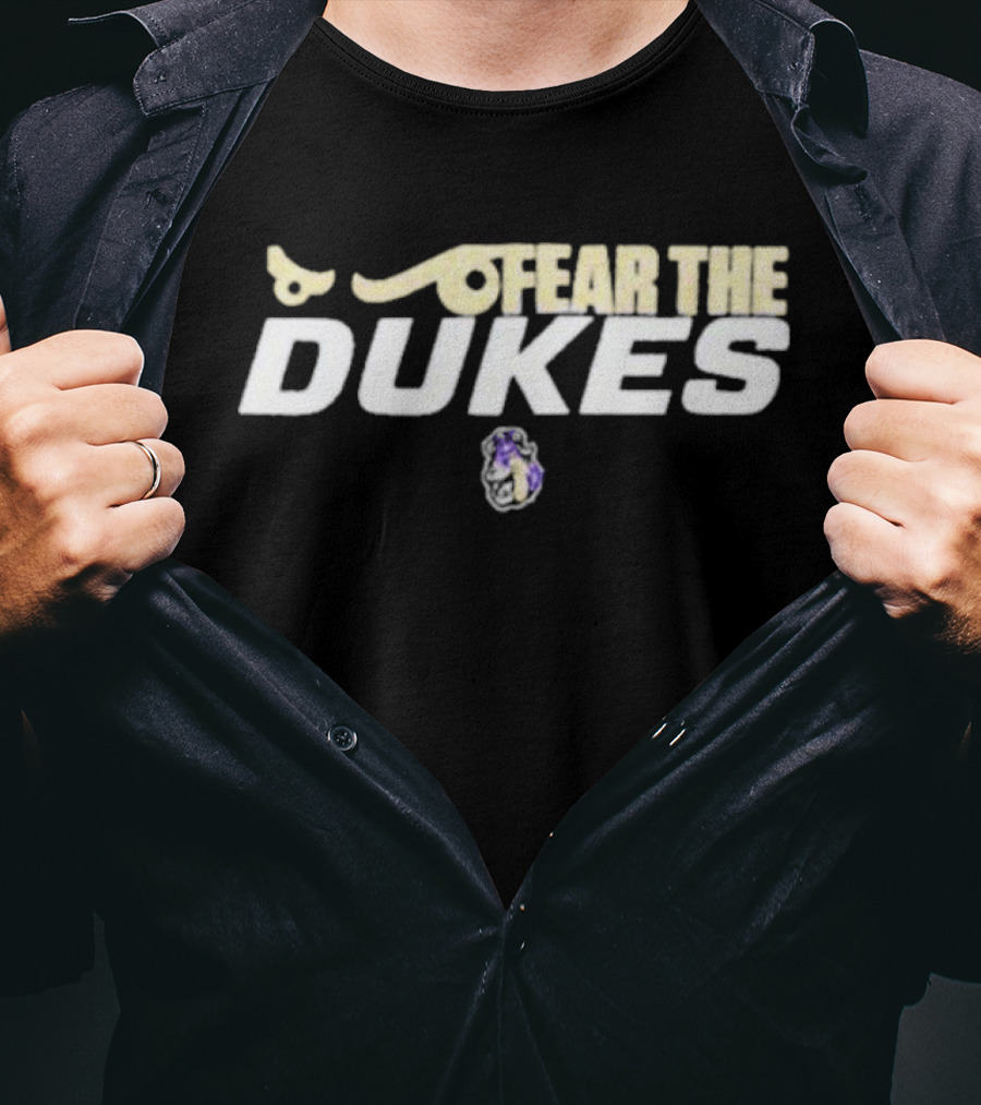Fear The Dukes James Madison University Mascot T-Shirt