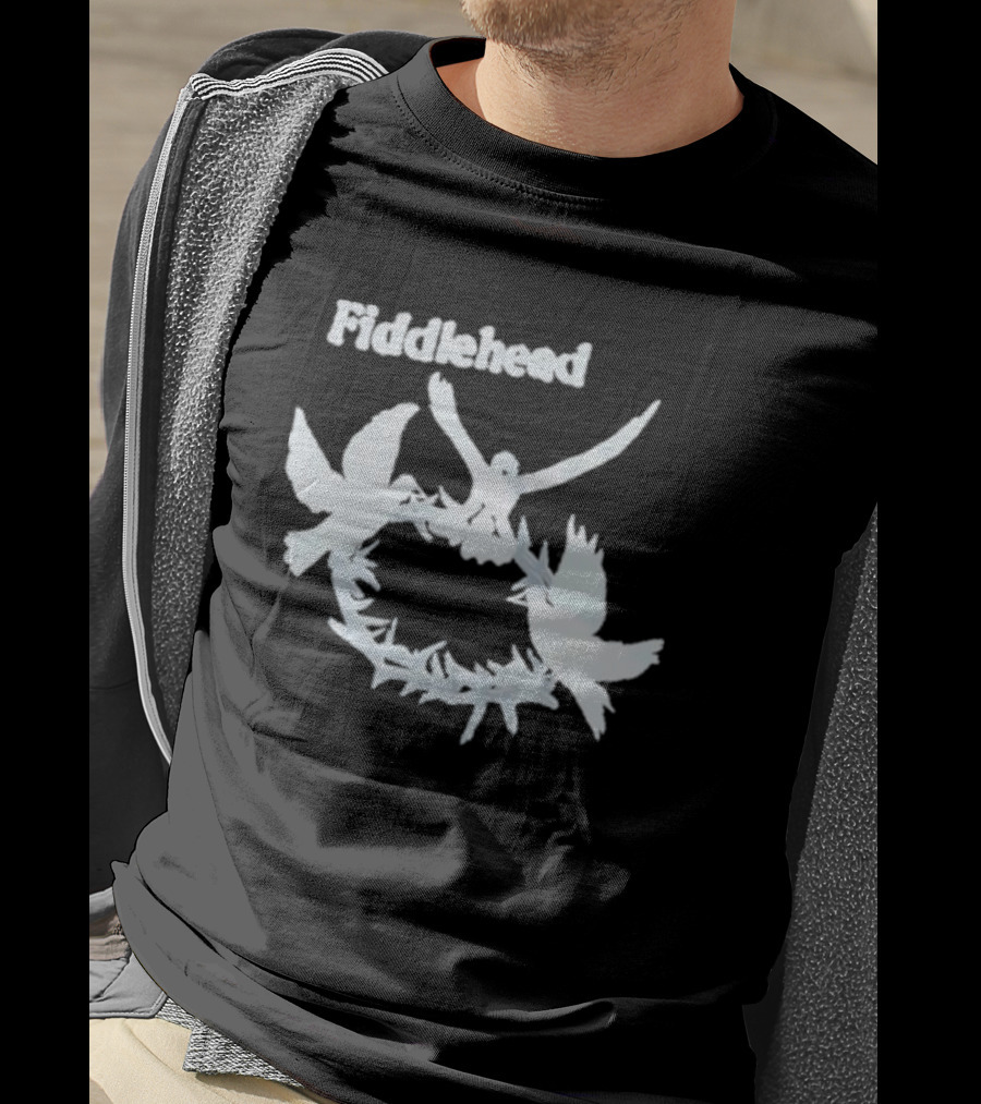 Fiddlehead White Doves In Flight Ring T-Shirt
