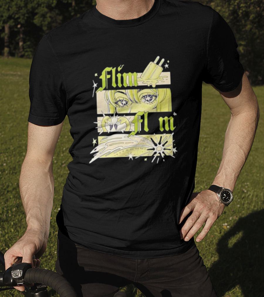 Flim Flam Popsicle Stars Anime Eyes Explosion T-Shirt
