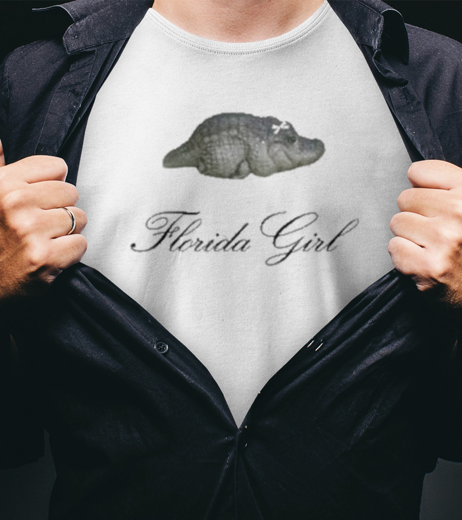 Florida Girl Baby Gator Coquette T-Shirt