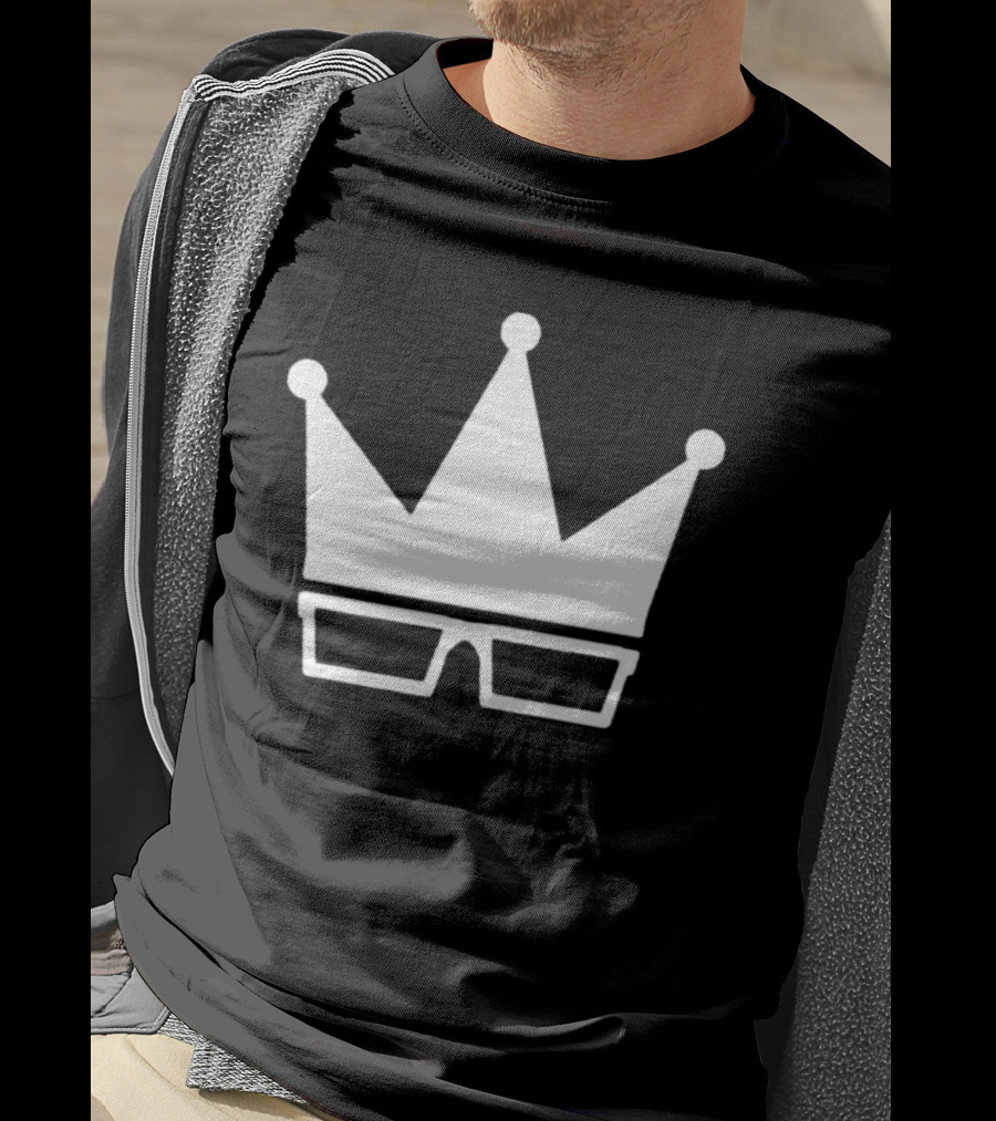 Framerate White Crown Glasses Merch T-Shirt