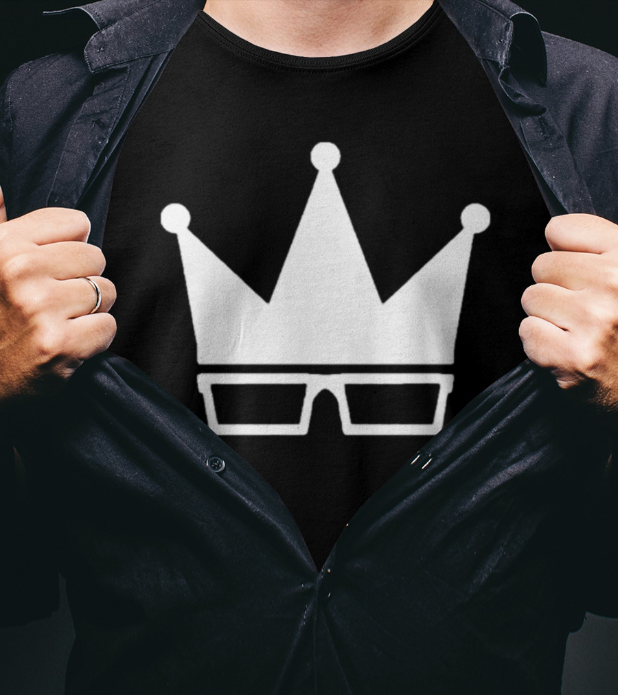 Framerate White Crown Glasses Merch T-Shirt