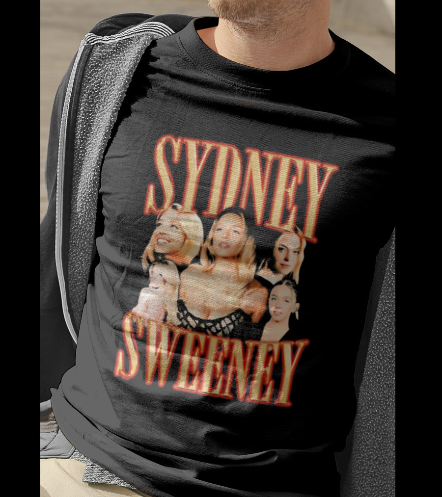 Sydney Sweeney Retro Collage Friday Beers T-Shirt