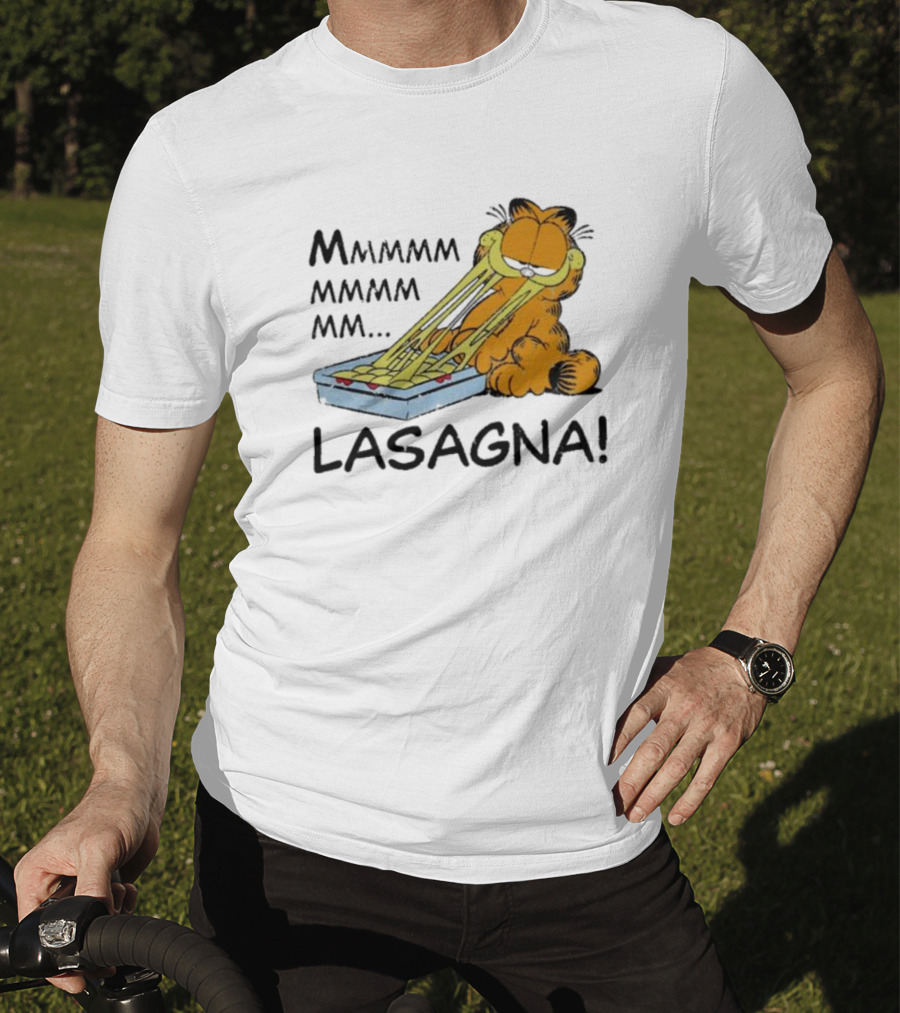 Garfield Mmmmmmmm MM Lasagna T-Shirt
