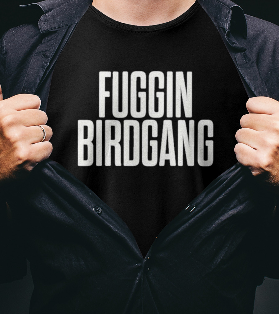 Gary Denoia Fuggin Birdgang Black T-Shirt