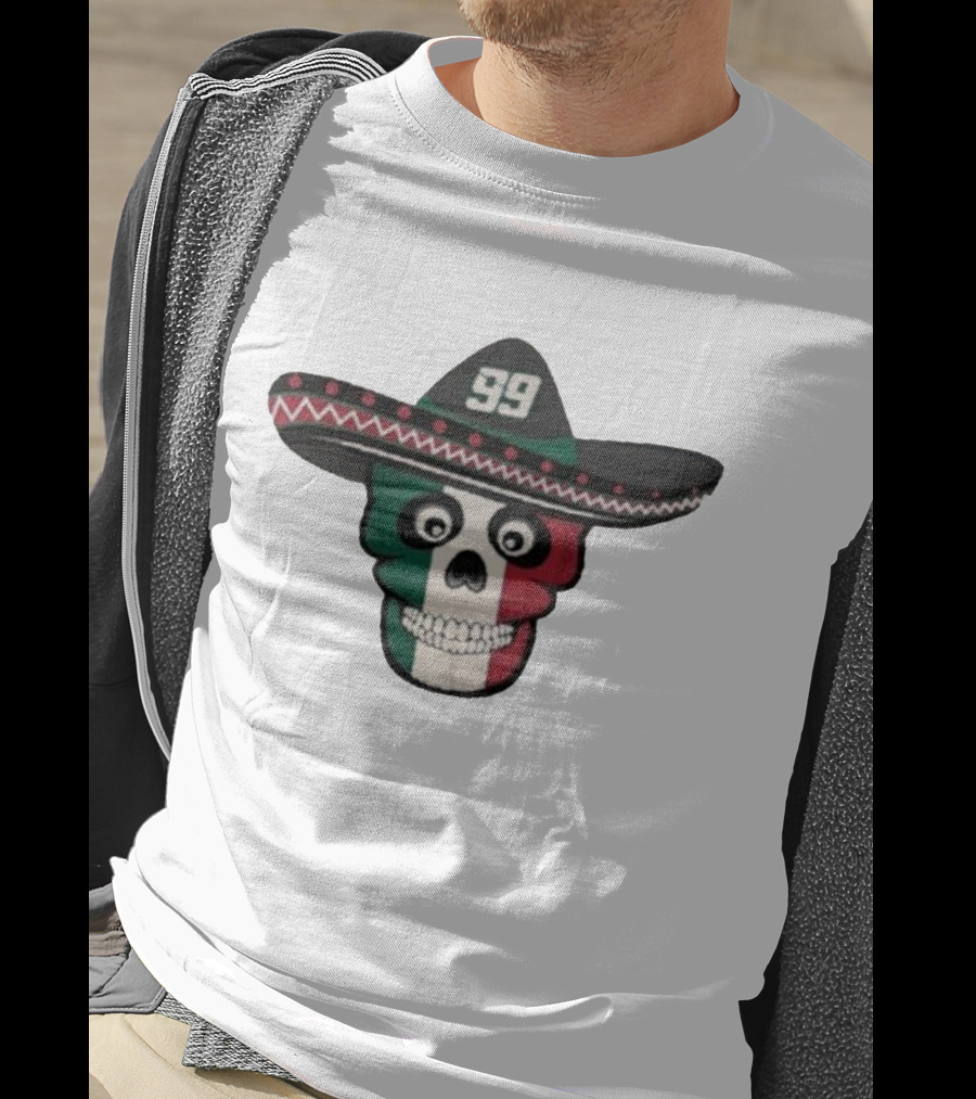 Daniel Suarez Racing 99 Mexican Skull Sombrero T-Shirt