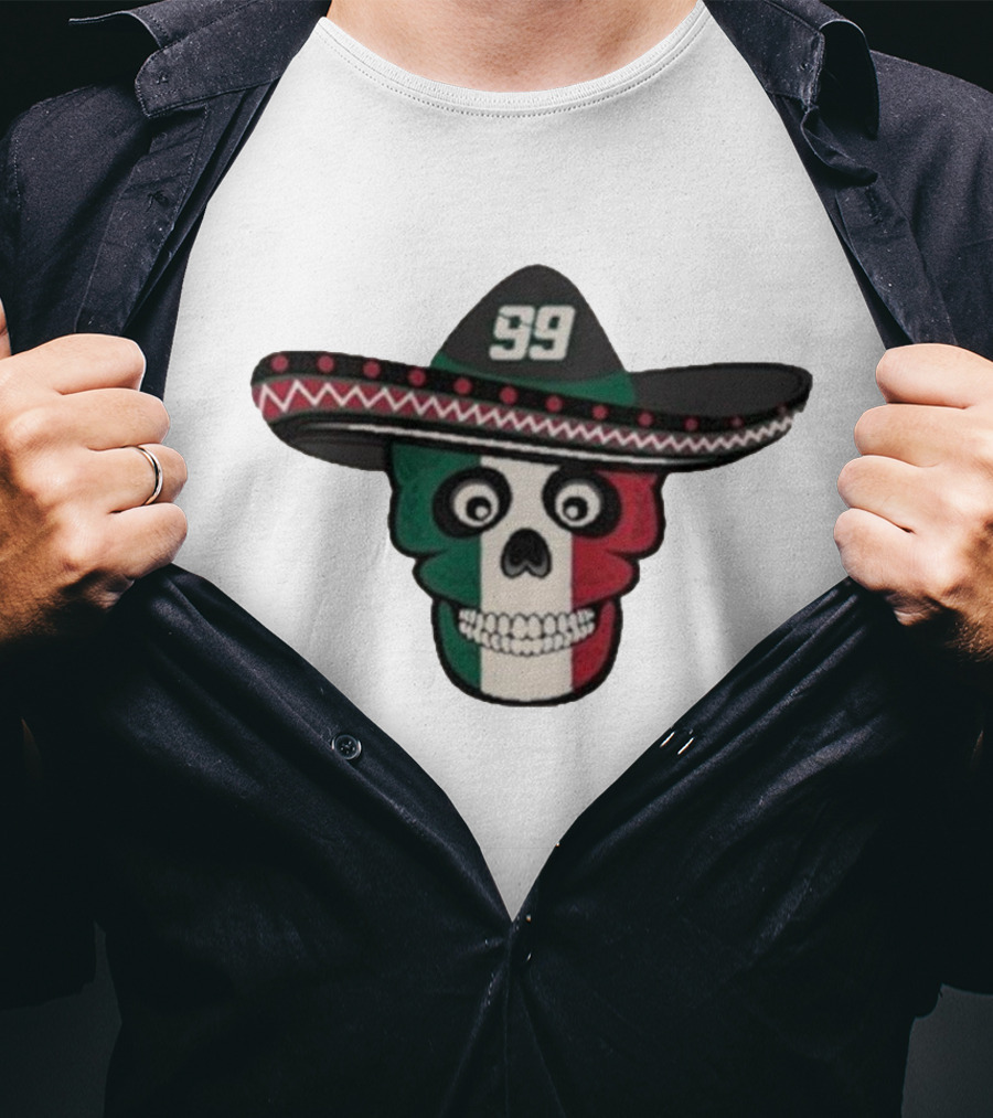 Daniel Suarez Racing 99 Mexican Skull Sombrero T-Shirt