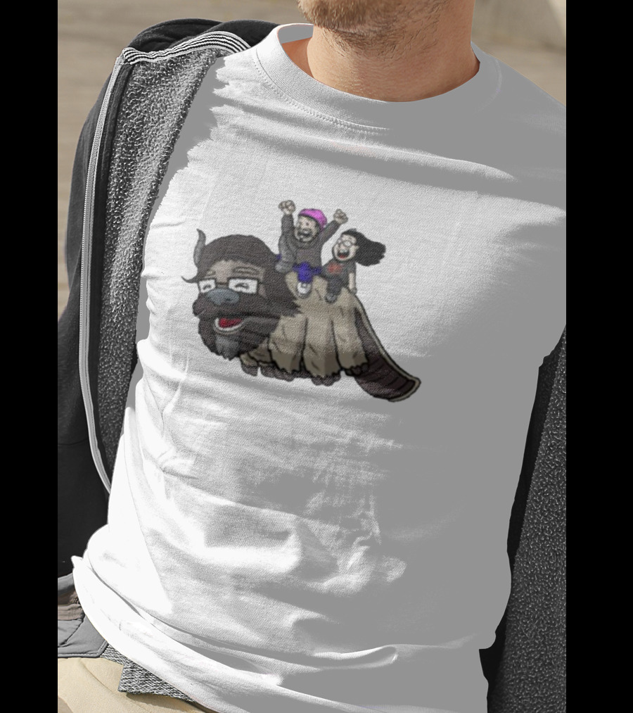 Dave Wonder Bearded Beauties Flying Creature Friends T-Shirt