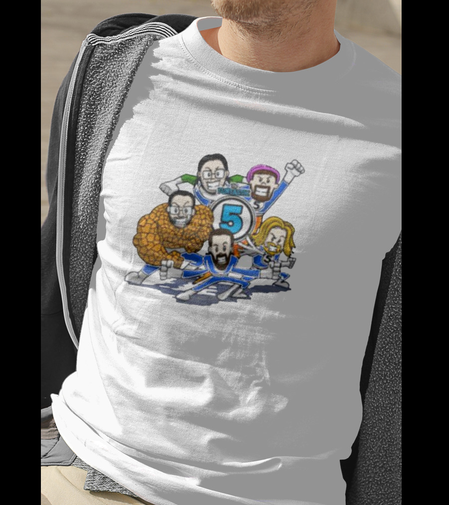 Dave Wonder Funtastic 5 Superhero T-Shirt