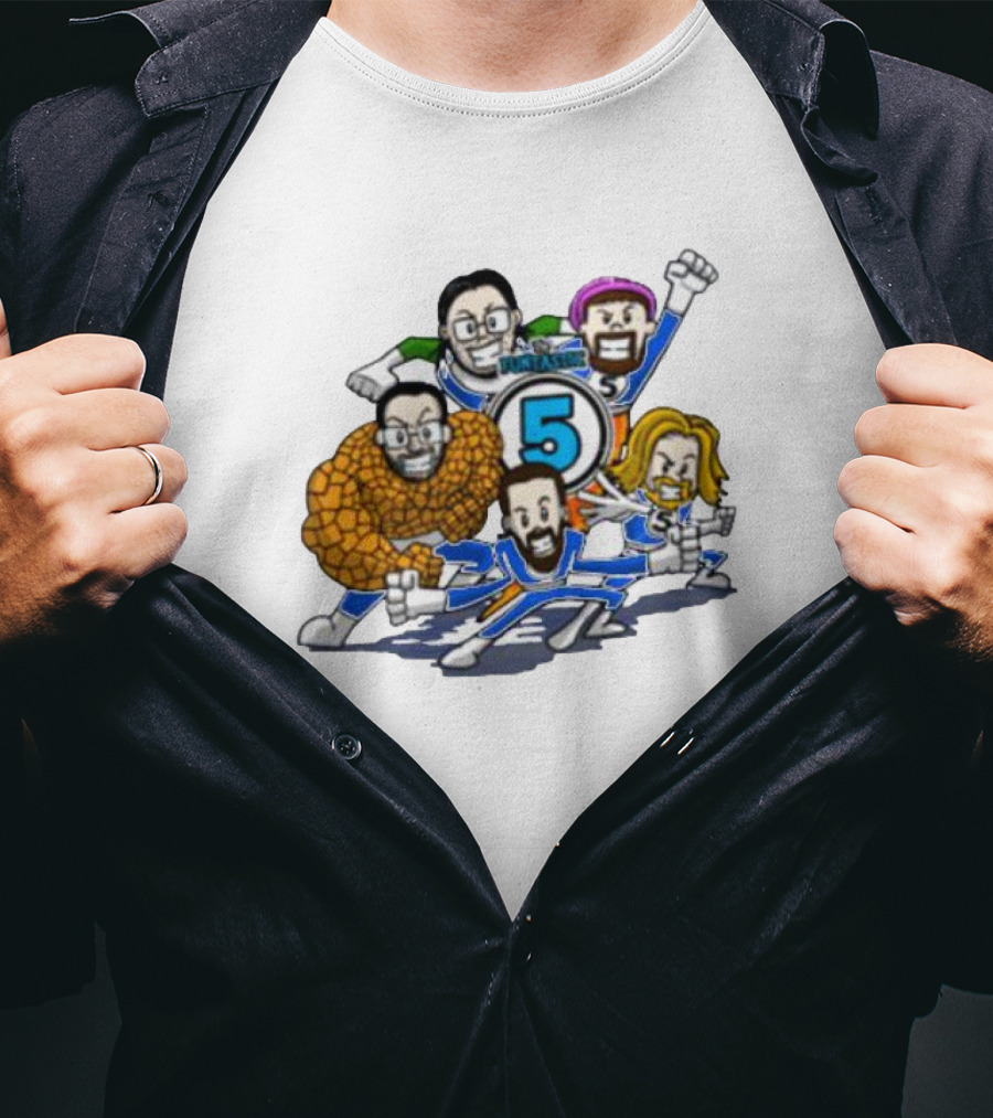 Dave Wonder Funtastic 5 Superhero T-Shirt