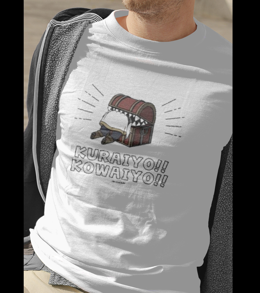 Dezaegg Kuraiyo Kowaiyo Character In Treasure Chest Adventure T-Shirt
