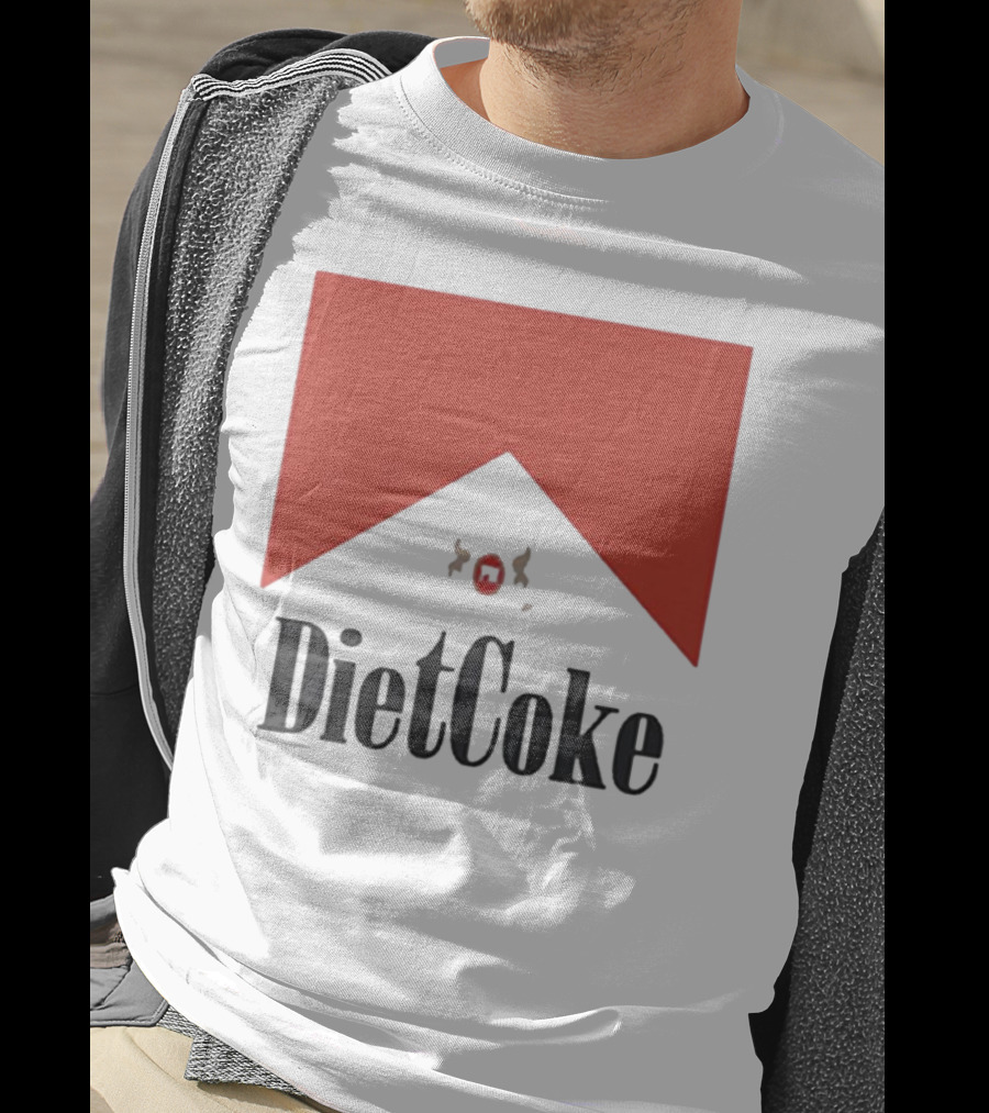 Diet Coke Marlboro Parody Cigarettes T-Shirt