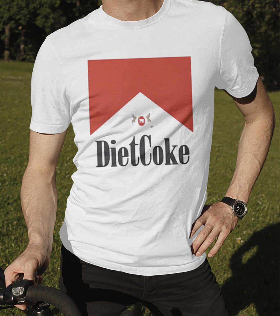Diet Coke Marlboro Parody Cigarettes T-Shirt