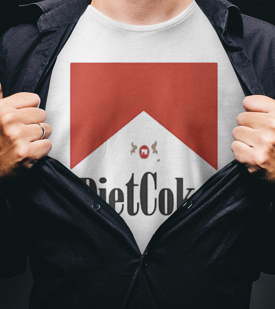 Diet Coke Marlboro Parody Cigarettes T-Shirt