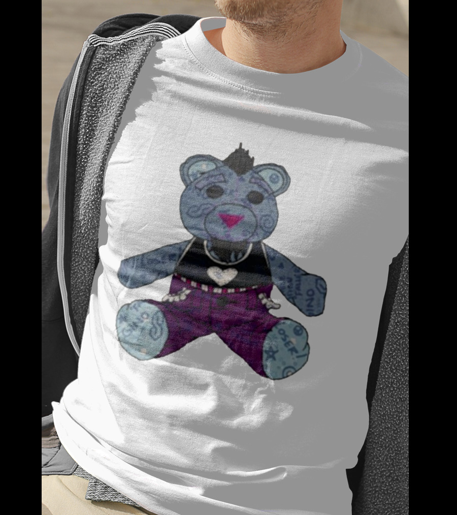 Doodle Bear Killian Krowe Bear Loser One Gino T-Shirt