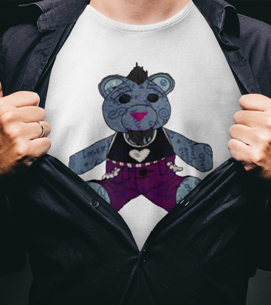 Doodle Bear Killian Krowe Bear Loser One Gino T-Shirt