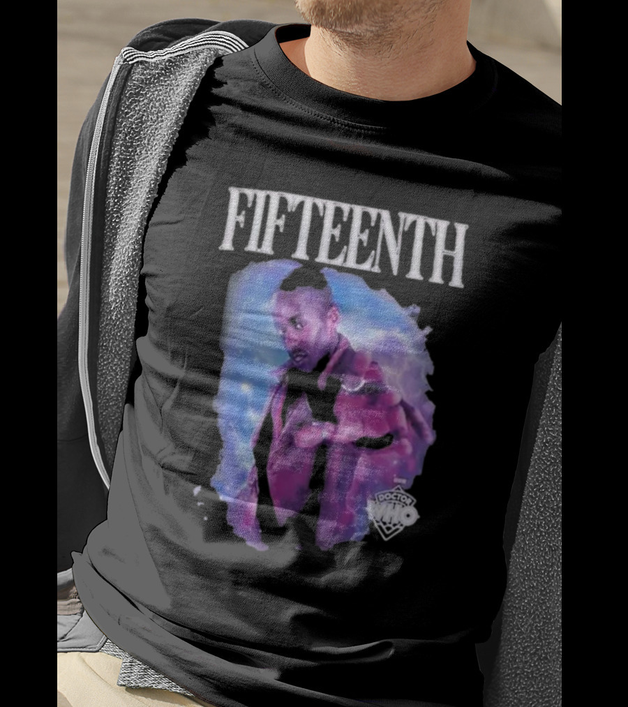 Fifteenth Doctor Who Portrait In Cosmic Energy Background T-Shirt