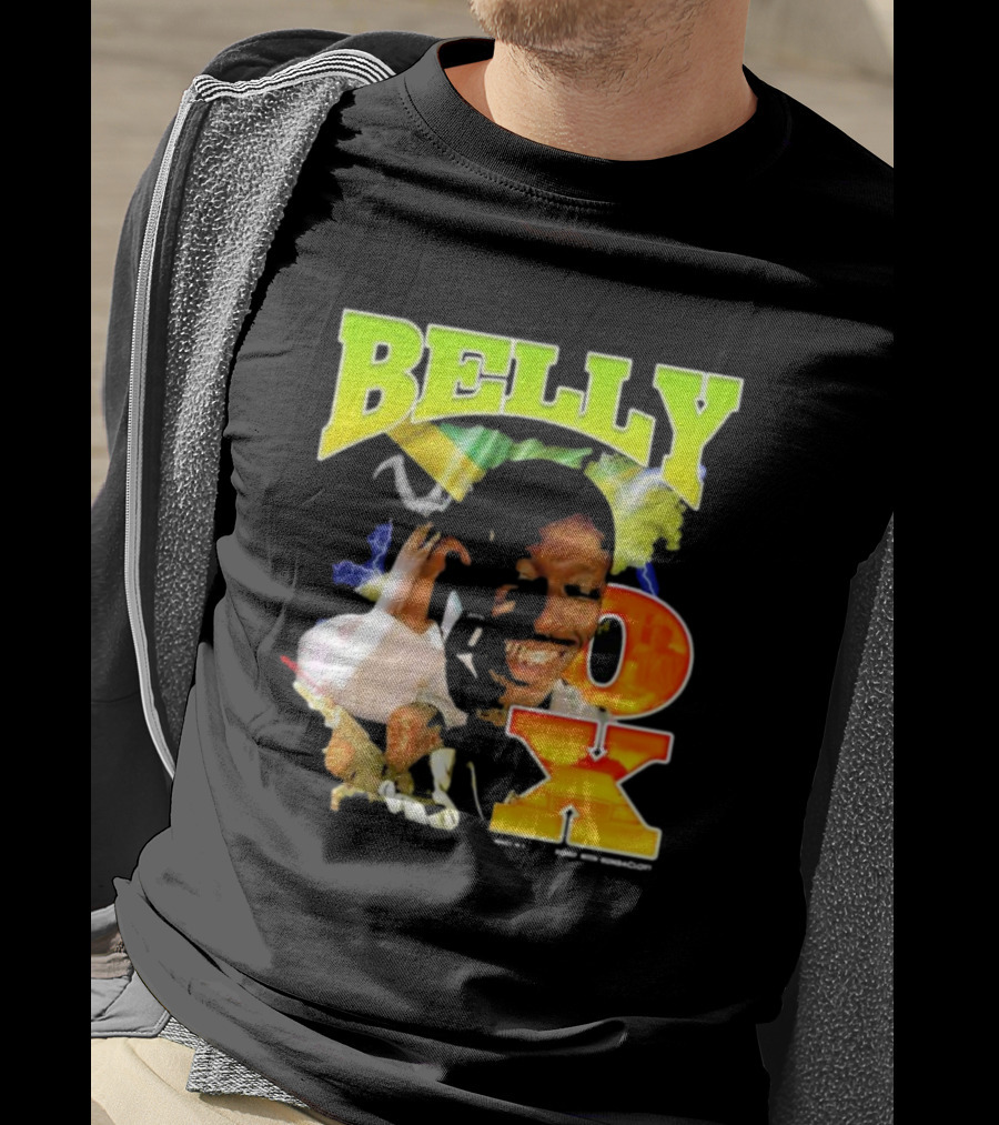 BELLY OX Romp With Bumbaclot Smiling Man With Phone And Gun T-Shirt