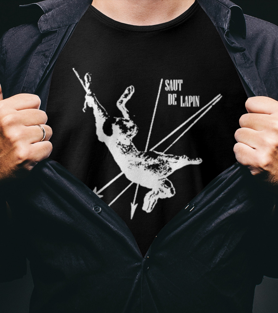 Saut De Lapin Jumping Rabbit Arrows Minimalist T-Shirt