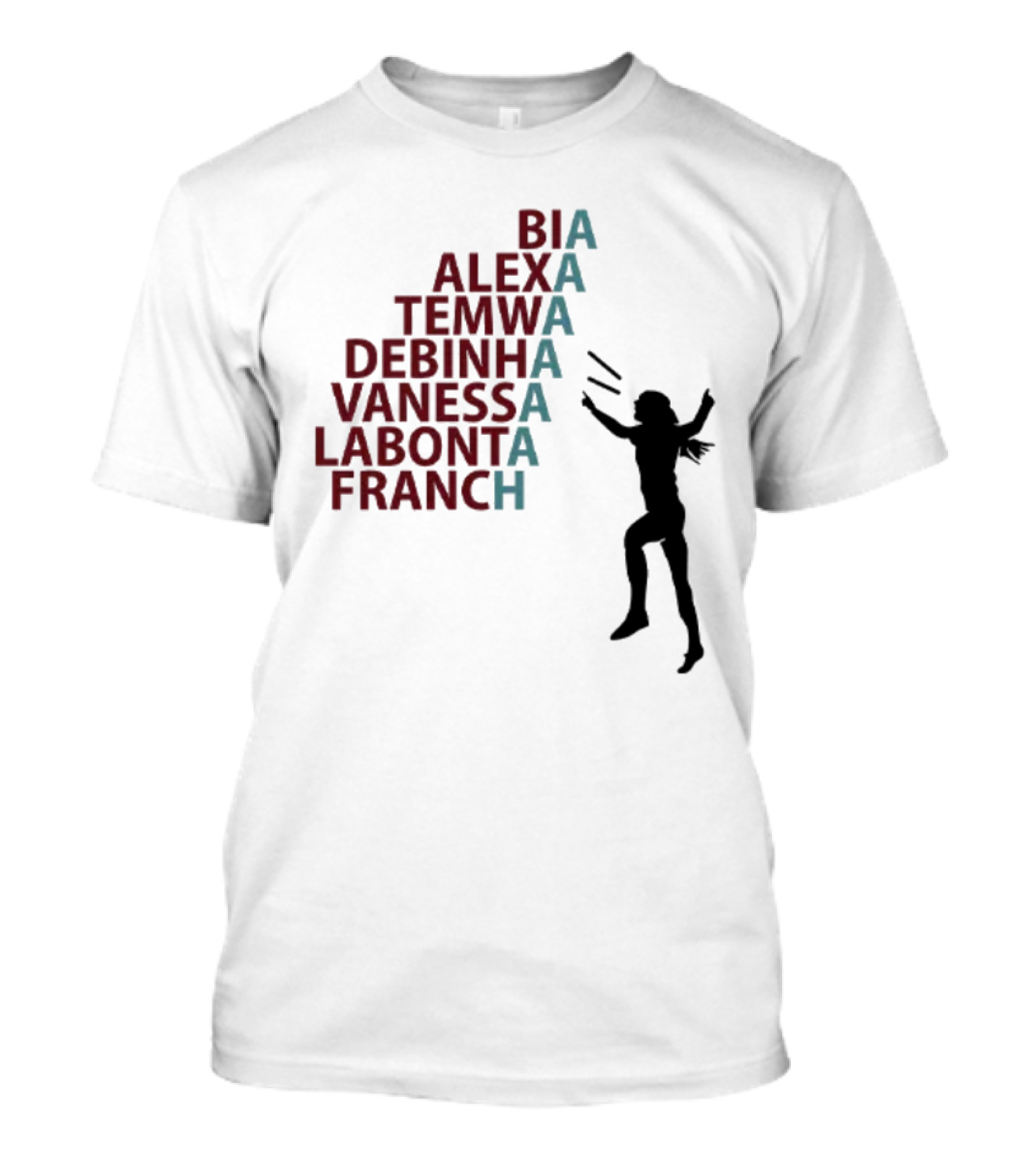Bia Alexa Temwa Debinha Vaness Labonta Franch Volleyball Player T-Shirt