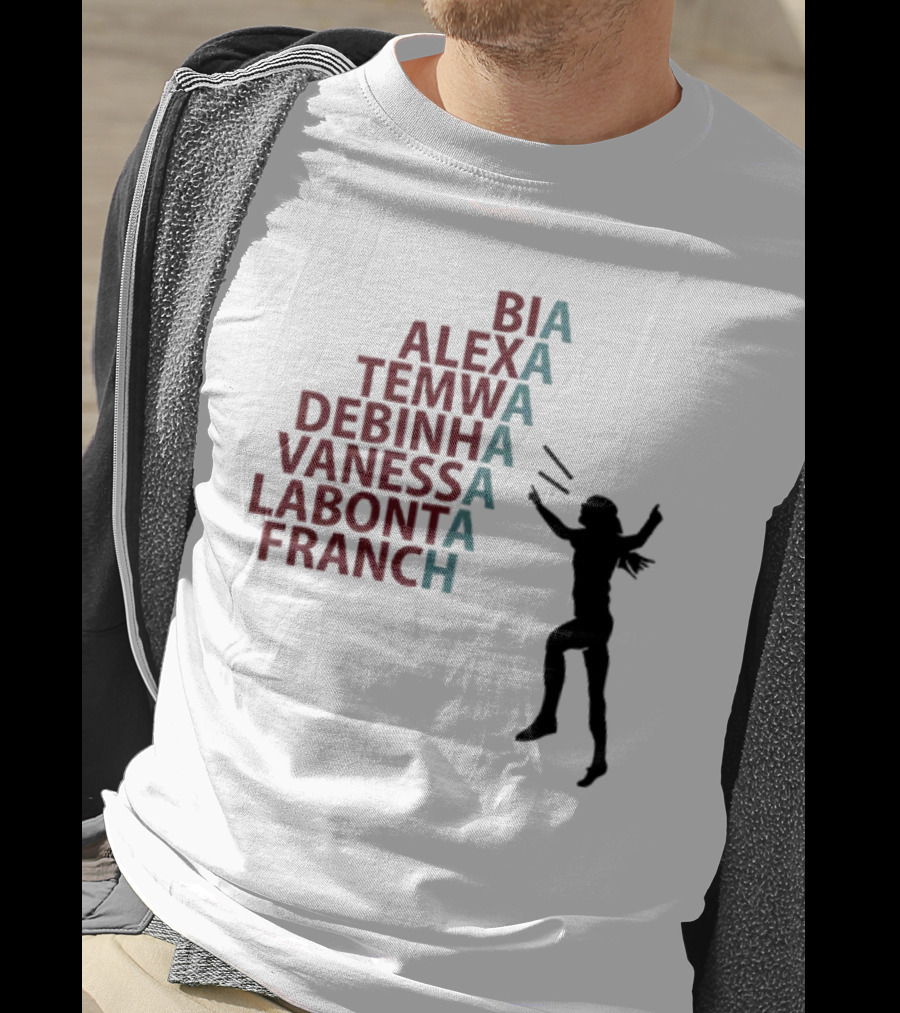 Bia Alexa Temwa Debinha Vaness Labonta Franch Volleyball Player T-Shirt