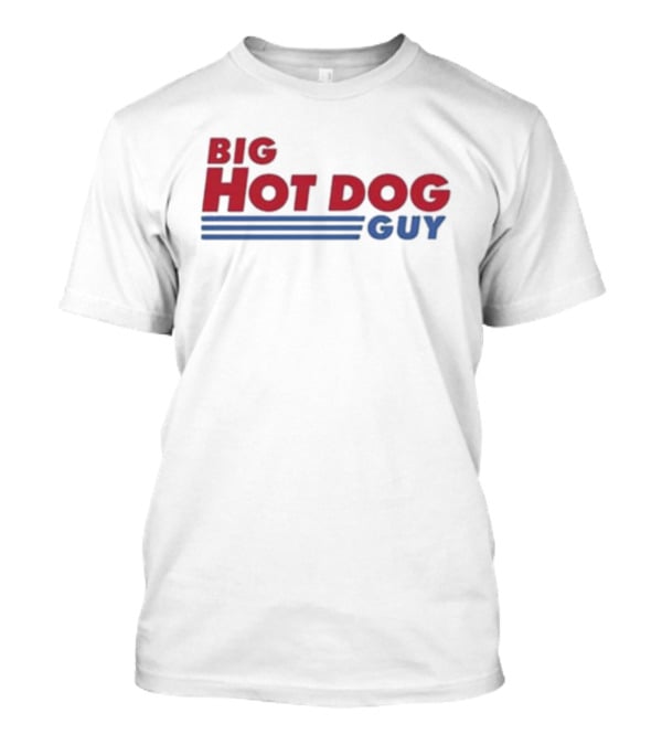 Big Hot Dog Guy Stripes T-Shirt