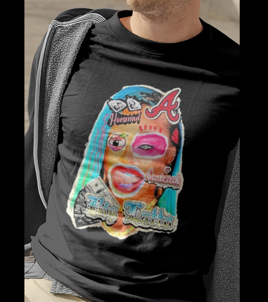 Big Latto Hoe$mad Cascade Atlanta Braves Money T-Shirt