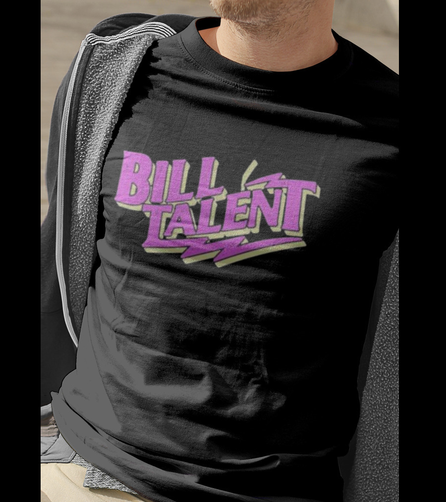Billy Talent Band Neon Pink Lightning T-Shirt