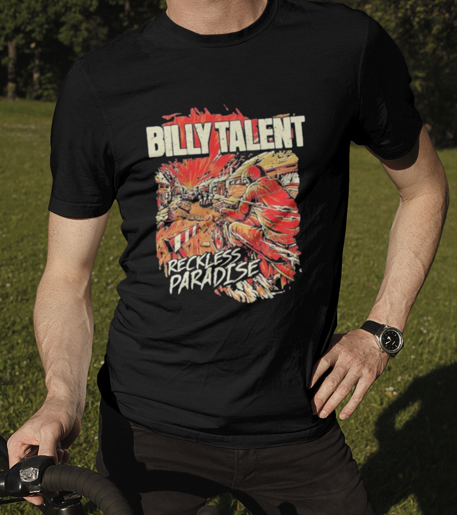 Billy Talent Reckless Paradise Explosive Motorcycle T-Shirt