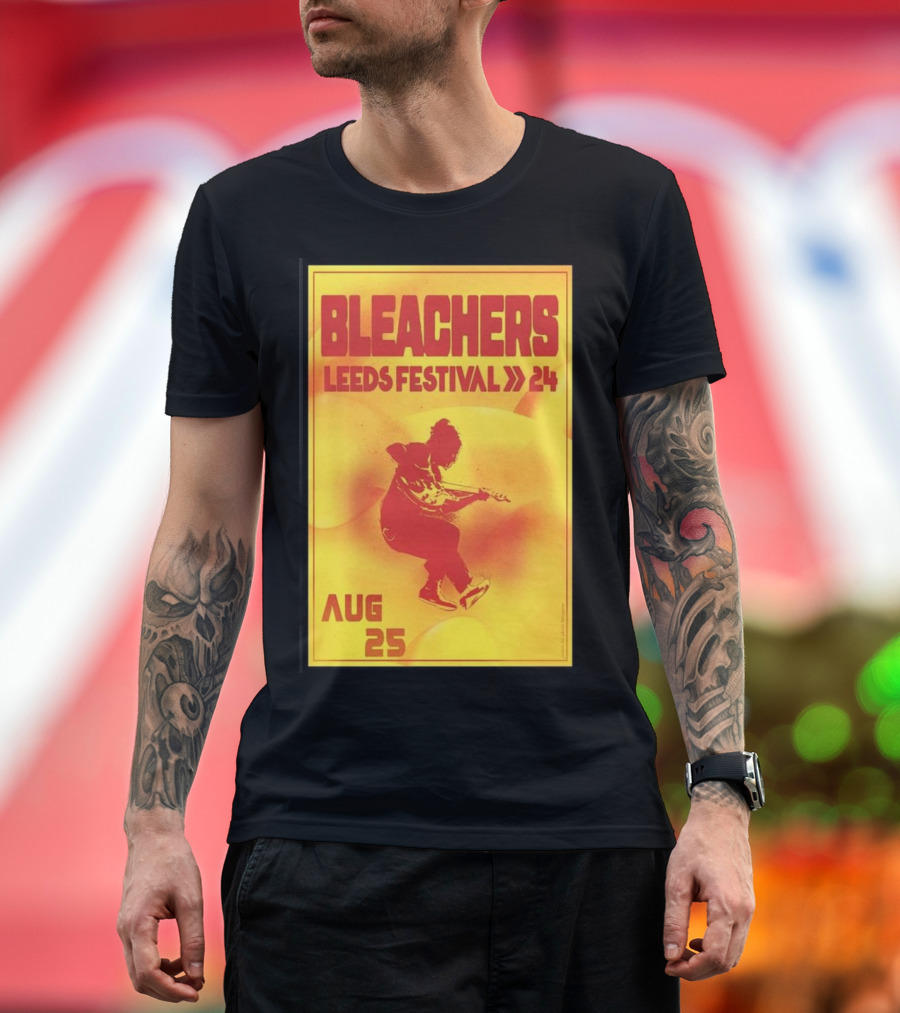 Bleachers Leeds Festival 24 Aug 25 Guitar T-Shirt