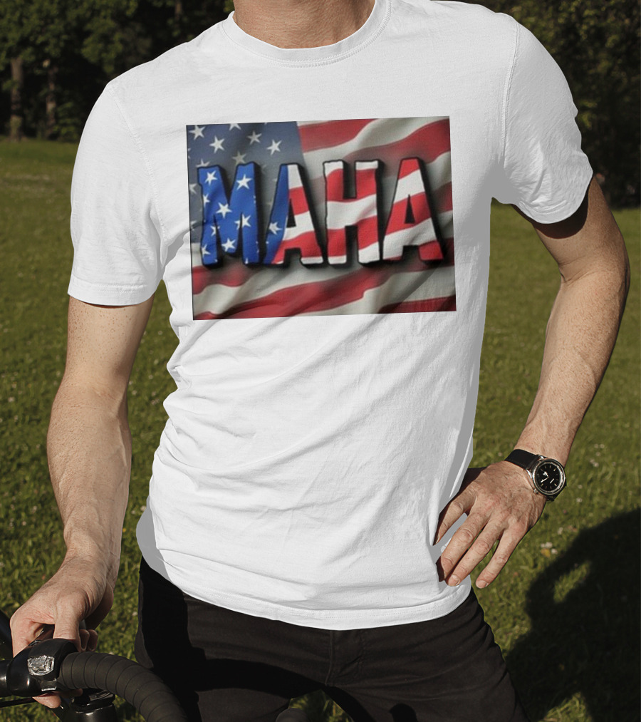 Bryce Lipscomb Maha Make America Healthy Again USA Flag T-Shirt