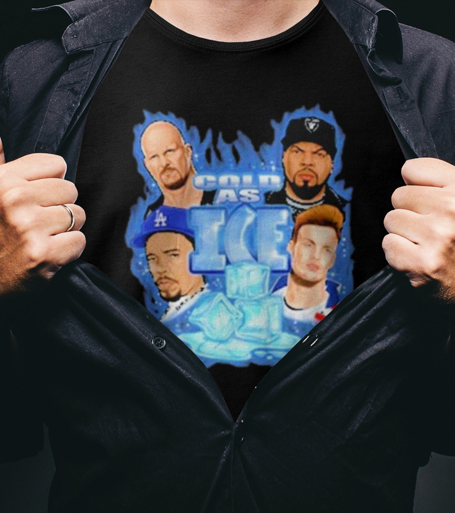 Cold As Ice Famous People Rap And Wrestling Legends T-Shirt