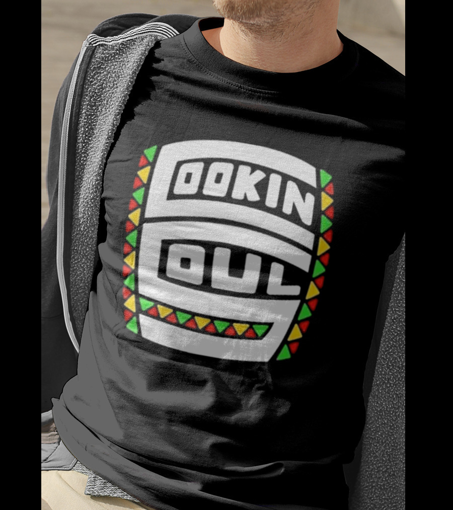 Cookin Soul Logo African Pattern Colors T-Shirt