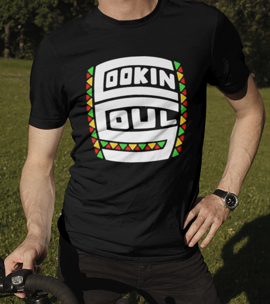 Cookin Soul Logo African Pattern Colors T-Shirt
