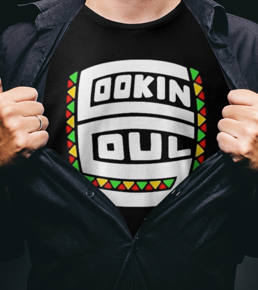 Cookin Soul Logo African Pattern Colors T-Shirt