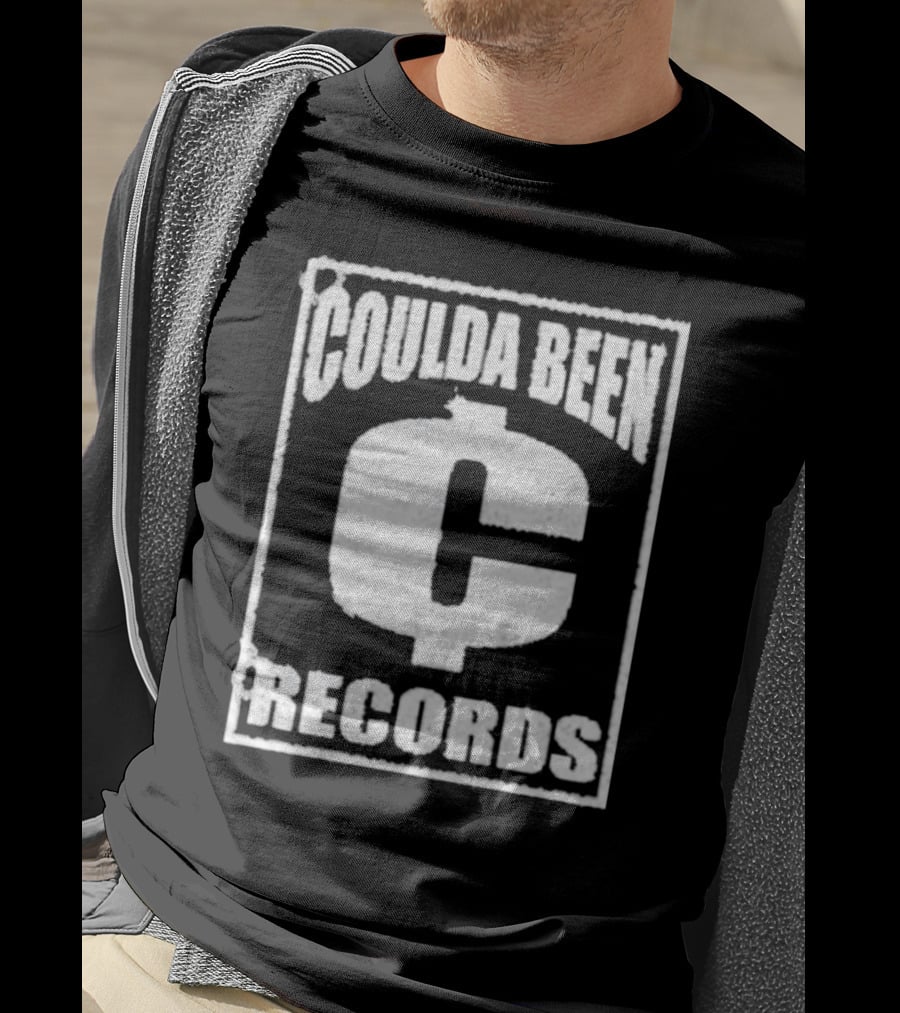 Coulda Been Records Vintage Style Block Lettering With Large Centered C T-Shirt