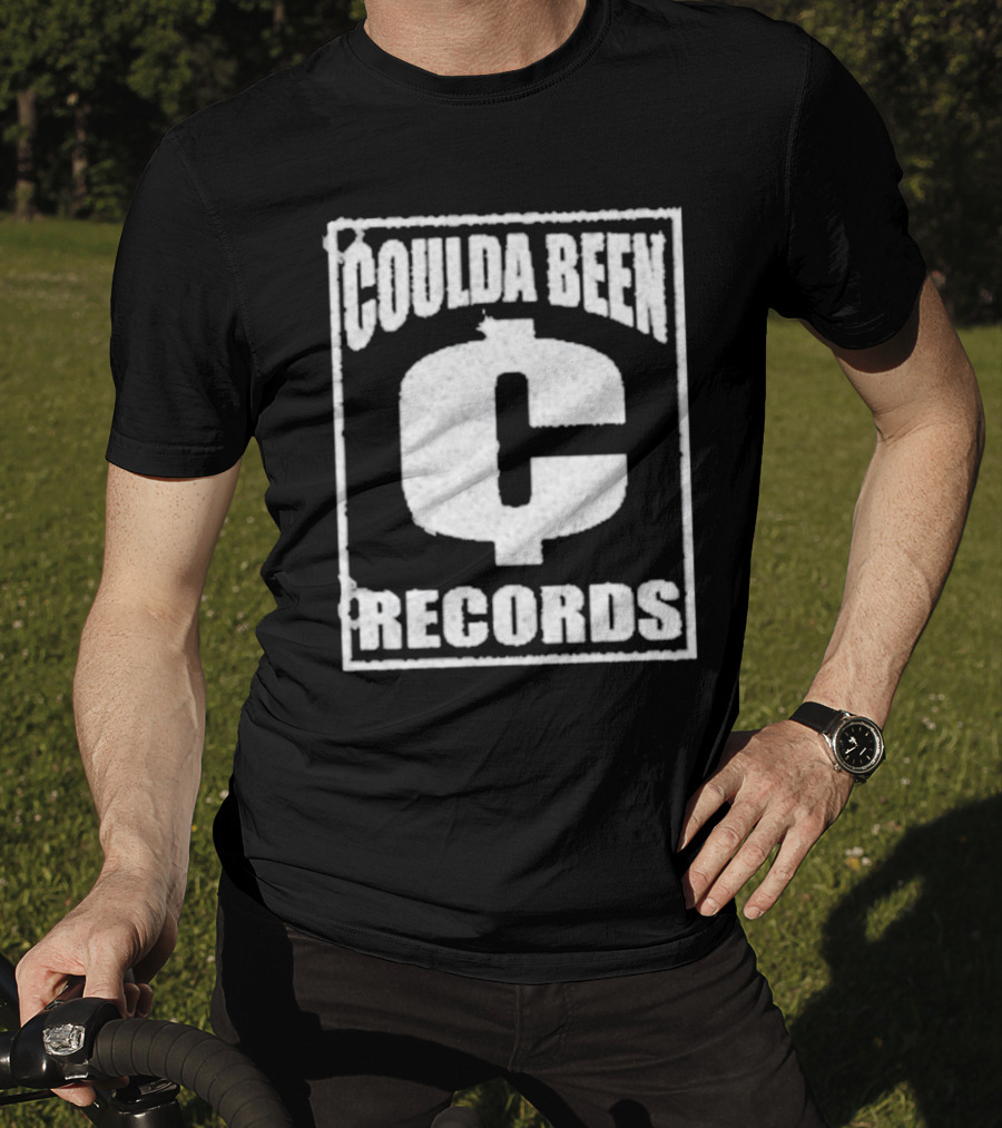 Coulda Been Records Vintage Style Block Lettering With Large Centered C T-Shirt