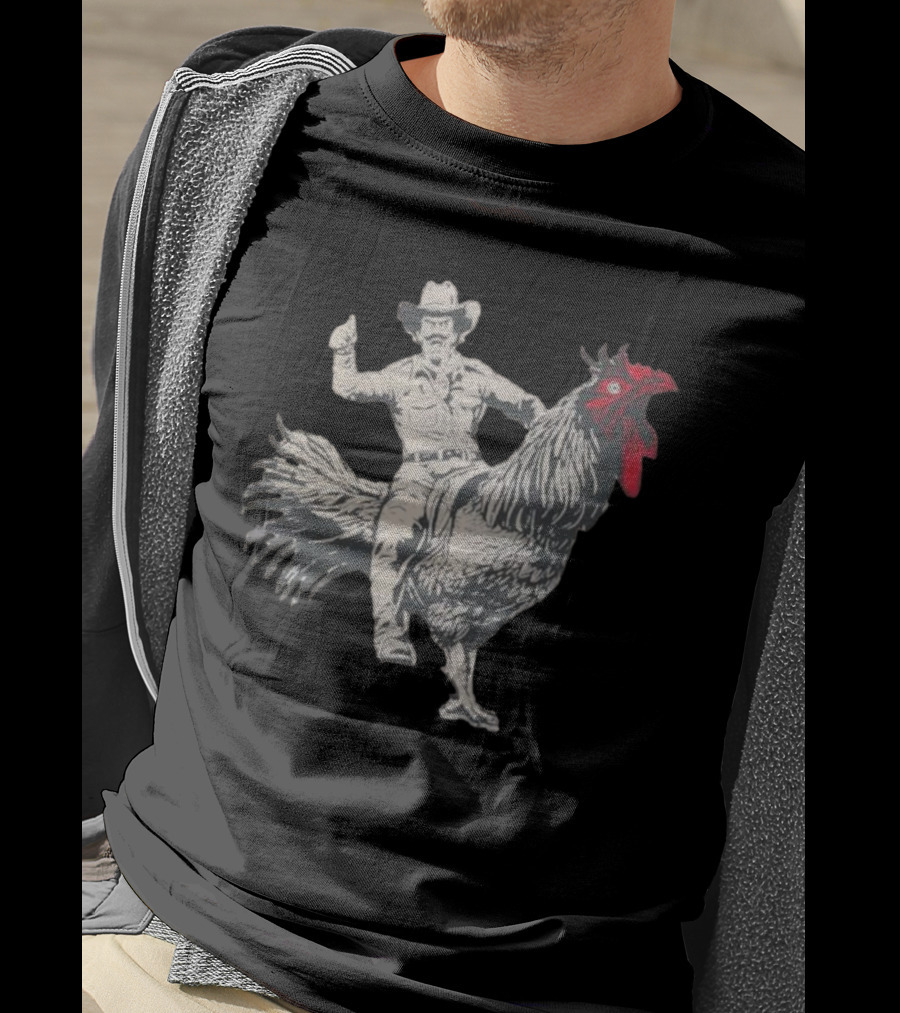 Cowboy Riding Chicken T-Shirt