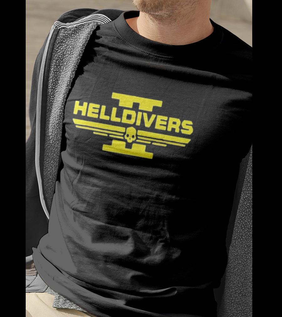 Helldivers II Skull Emblem T-Shirt