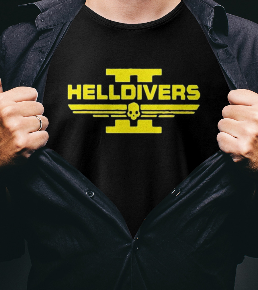Helldivers II Skull Emblem T-Shirt