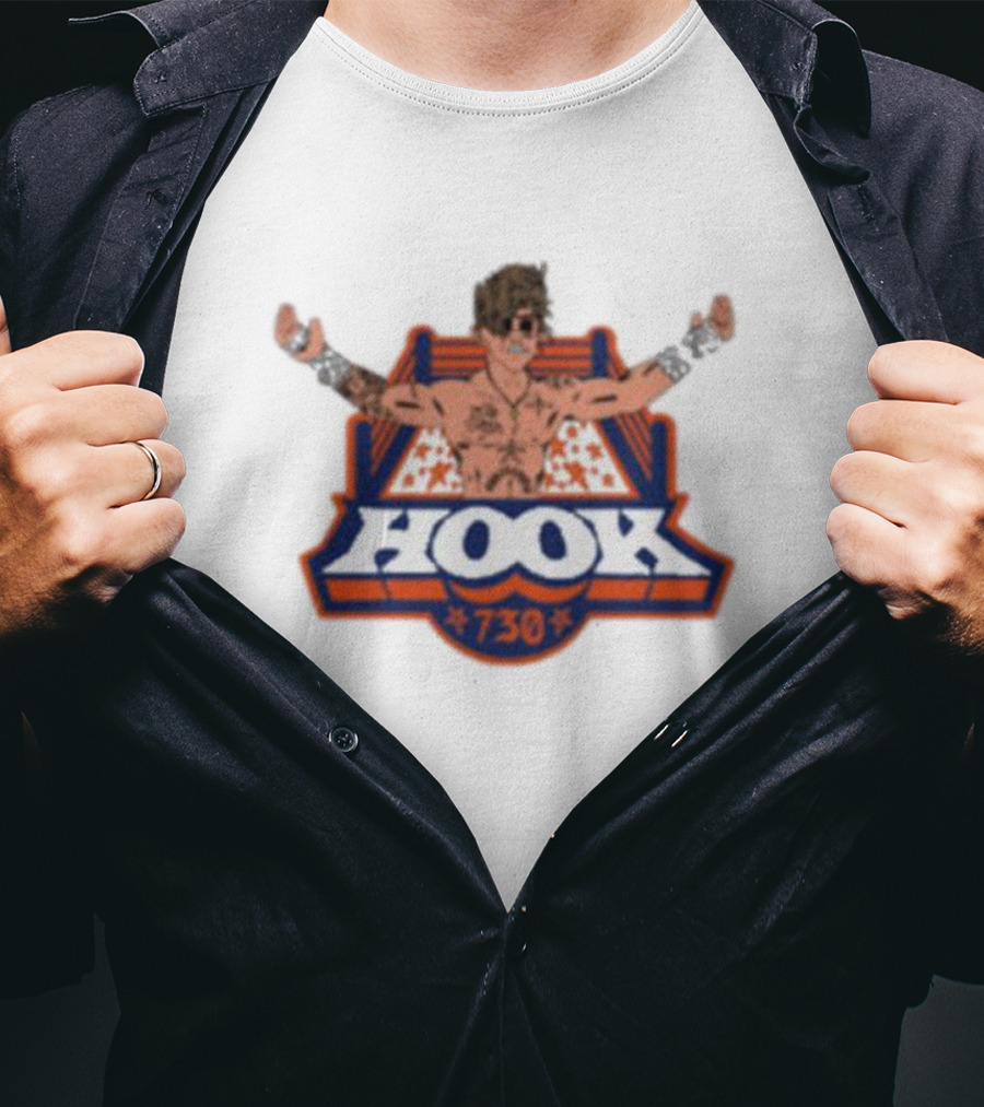 Hook 730 Wild Islander Retro Starburst Wrestler T-Shirt